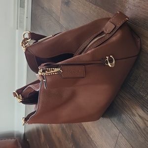 Coach Dalton Polished Pebble Leather Shoulder Bag